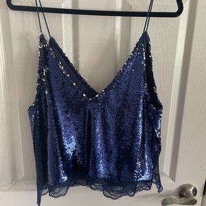 Free People Sequin Top